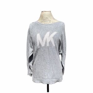 Michael Kors Light Gray Crew Neck Sweater